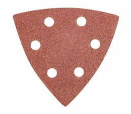 Папір шліфувальний Graphite на липучці тип DELTA 93х93 мм, K240, 5 шт (55H768)