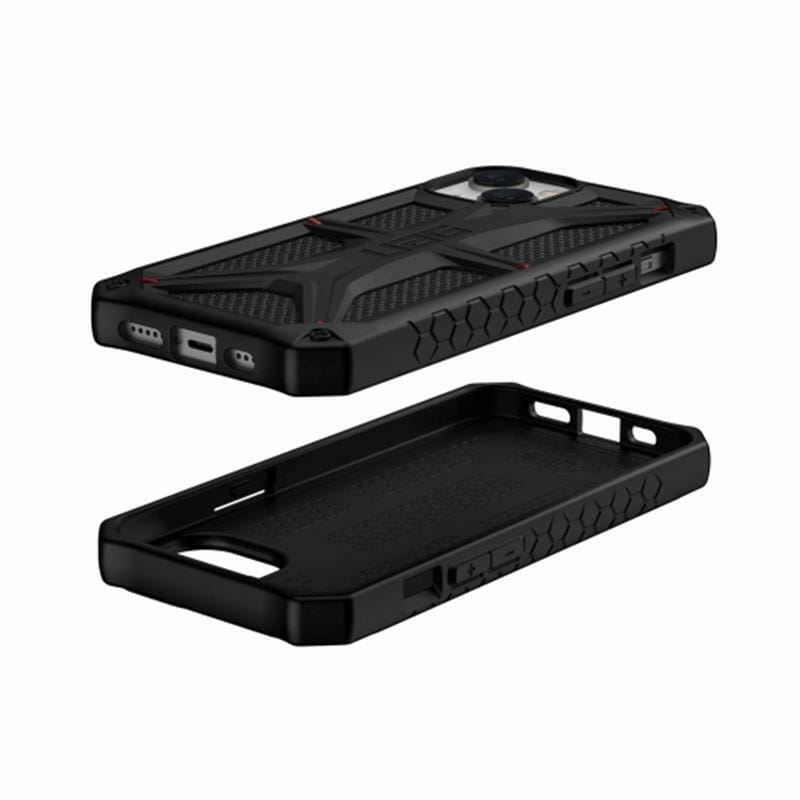 Чeхол-накладка Urban Armor Gear Monarch для Apple iPhone 14 Kevlar Black (114032113940)