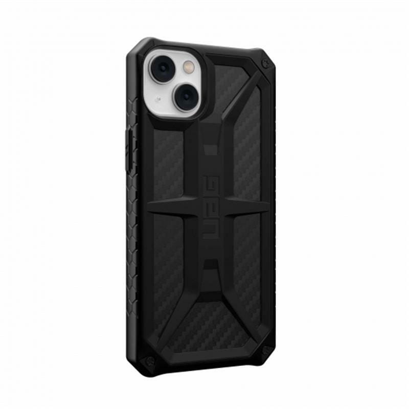 Чeхол-накладка Urban Armor Gear Monarch для Apple iPhone 14 Plus/15 Plus Carbon Fiber (114033114242)