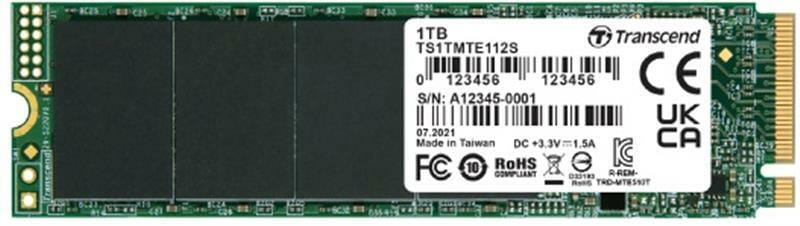 Накопичувач SSD SSD 2TB Transcend MTE110S M.2 2280 PCIe 3.0 x4 3D TLC (TS2TMTE110S)