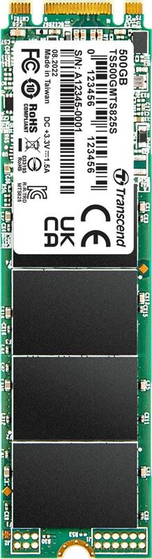 Накопичувач SSD 500GB Transcend MTS825S M.2 2280 Sata III 3D TLC (TS500GMTS825S)