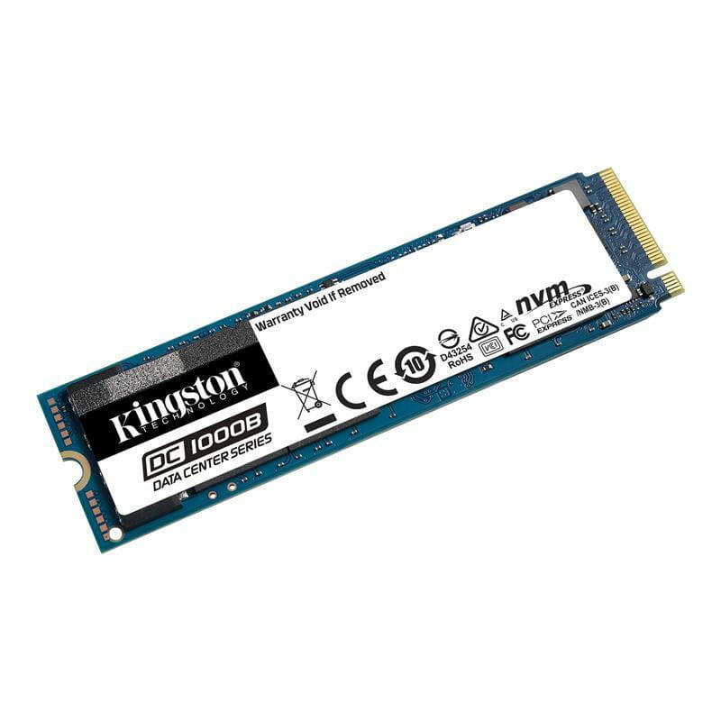 Накопитель SSD 480GB M.2 NVMe Kingston DC1000 M.2 2280 PCIe 3.0 x4 3D TLC (SEDC1000BM8/480G)