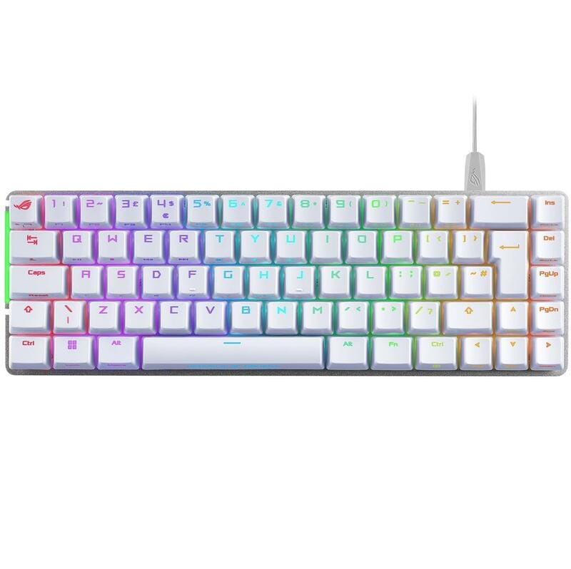 Клавиатура Asus ROG Falchion Ace LED 68key NX RD White (90MP0346-BKUA11)