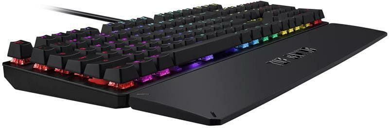 Клавiатура Asus TUF Gaming K3 RGB 104key Kailh RD UA Black (90MP01Q0-BKMA00)