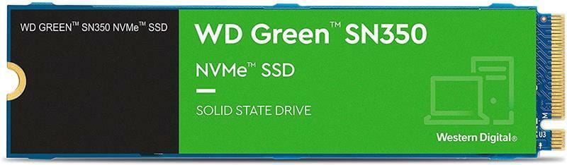 Накопитель SSD 480GB WD Green SN350 M.2 2280 PCIe 3.0 x4 TLC (WDS480G2G0C)