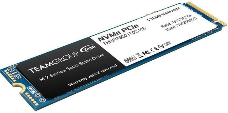 Накопитель SSD 2TB Team MP33 M.2 2280 PCIe 3.0 x4 3D TLC (TM8FP6002T0C101)