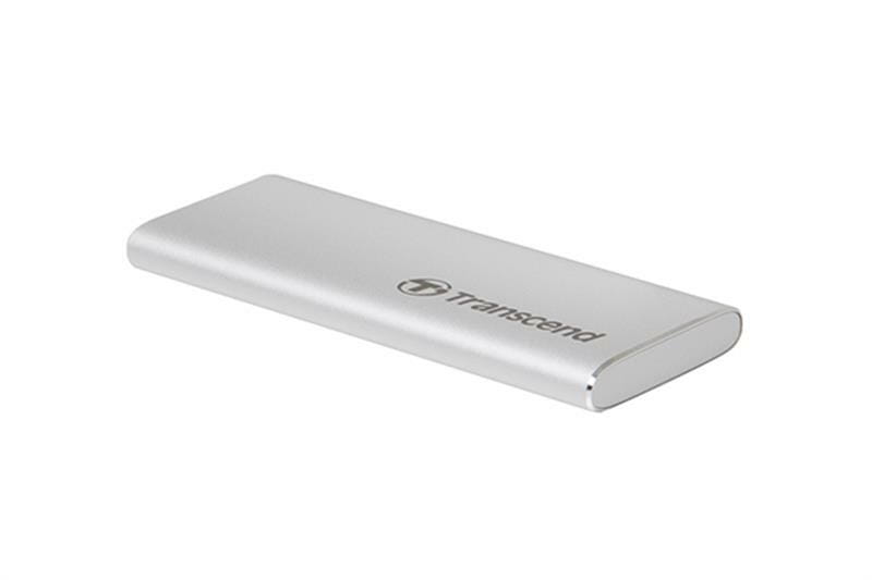 Накопичувач зовнішній SSD USB 3.1 Type-C 250GB Transcend ESD260C Silver (TS250GESD260C)