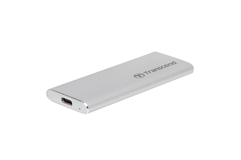 Накопичувач зовнішній SSD USB 3.1 Type-C 250GB Transcend ESD260C Silver (TS250GESD260C)