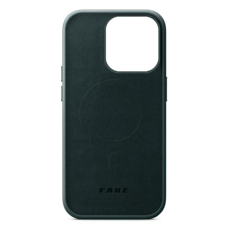 Чехол-накладка Armorstandart Fake Leather для Apple iPhone 14 Pro Shirt Green (ARM64399)