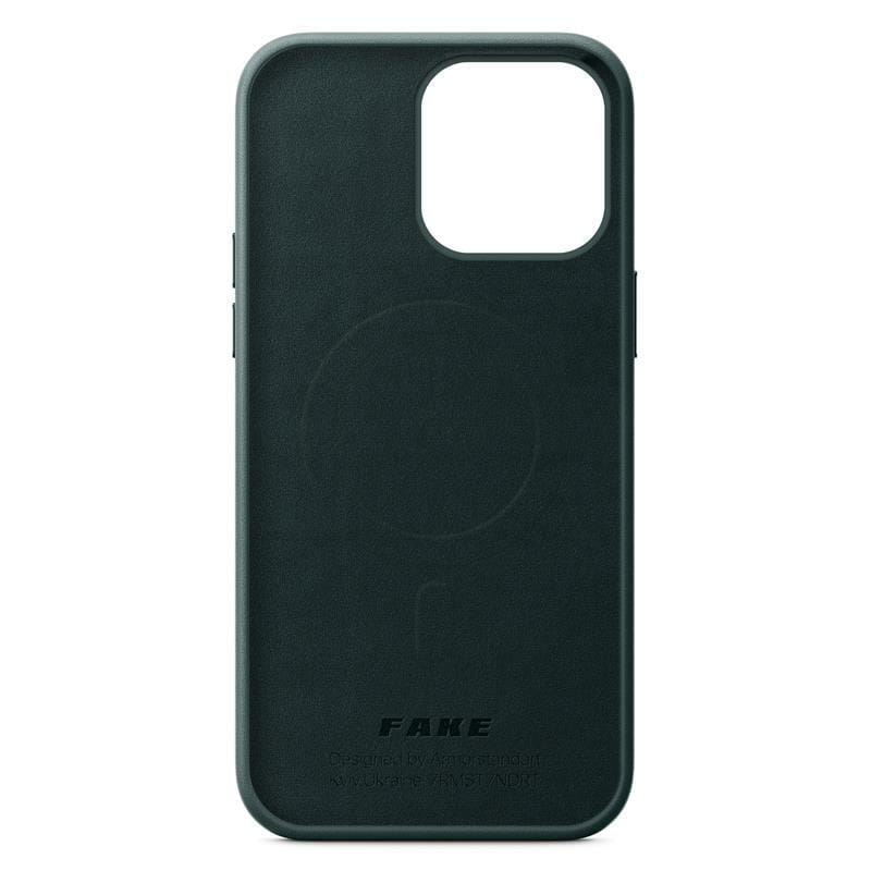 Чехол-накладка Armorstandart Fake Leather для Apple iPhone 14 Pro Max Shirt Green (ARM64402)