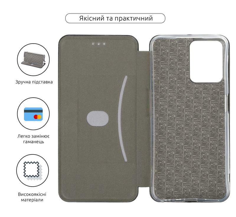 Чехол-книжка Armorstandart G-Case для Realme C35 Black (ARM61506)