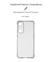 Чехол-накладка Armorstandart Air Force для Infinix Hot 20 4G (X6826) Camera cover Transparent (ARM66427)