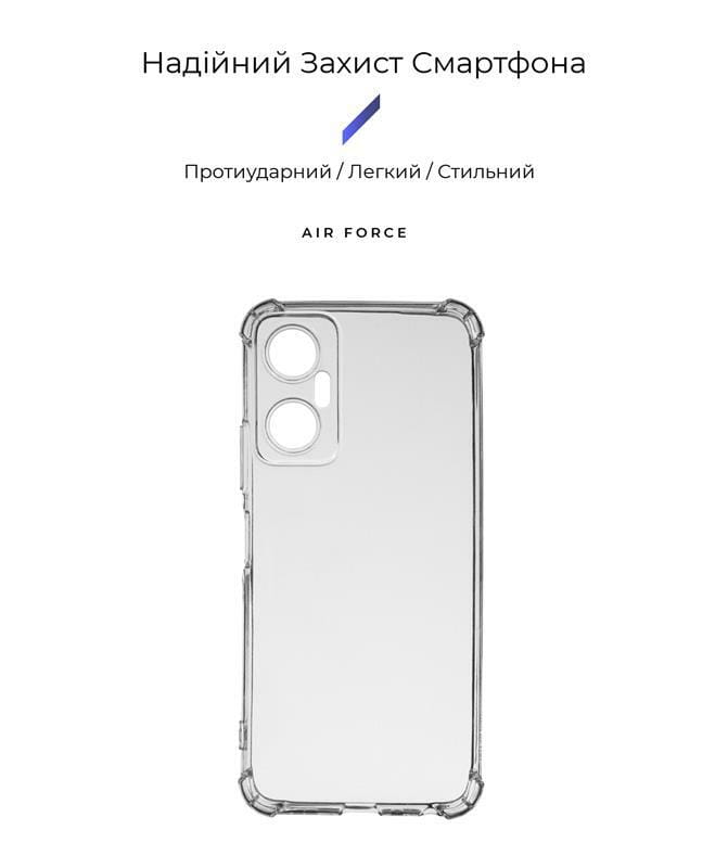 Чехол-накладка Armorstandart Air Force для Infinix Hot 20 5G (X666B) Camera cover Transparent (ARM66428)