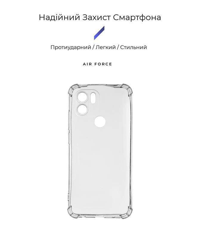 Чехол-накладка Armorstandart Air Force для Xiaomi Redmi A1+/Poco C50 Camera cover Transparent (ARM64865)