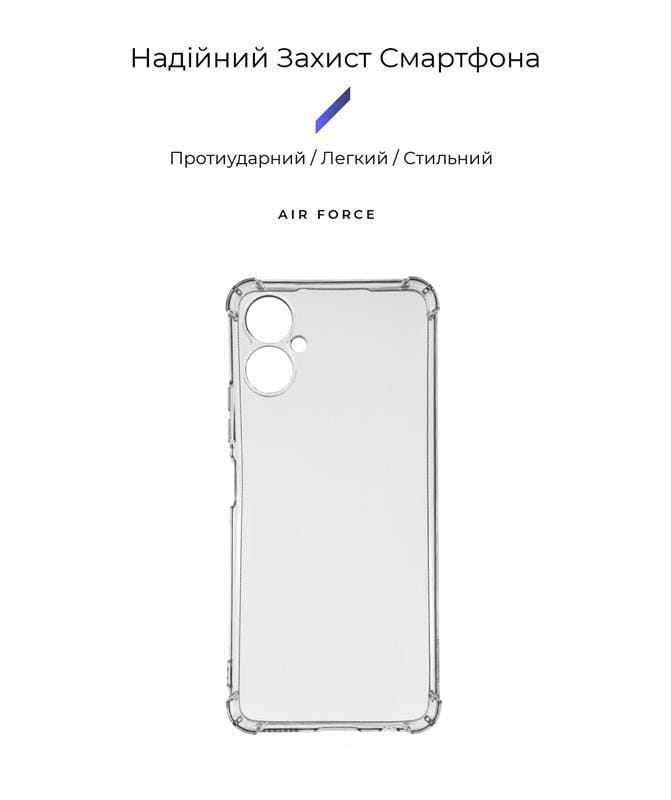 Чехол-накладка Armorstandart Air Force для Tecno Camon 19 Neo Camera cover Transparent (ARM66431)