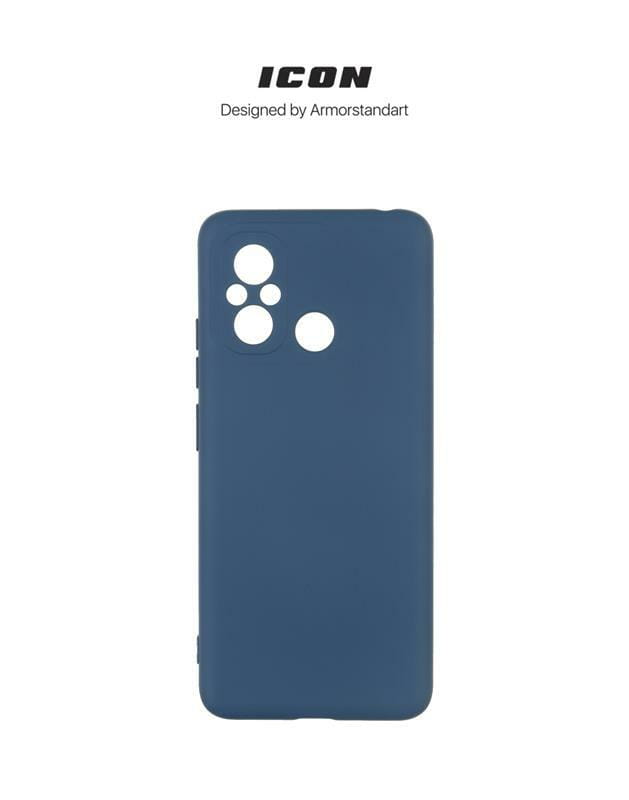 Чехол-накладка Armorstandart Icon для Xiaomi Redmi 12С/11A Camera cover Dark Blue (ARM65967)