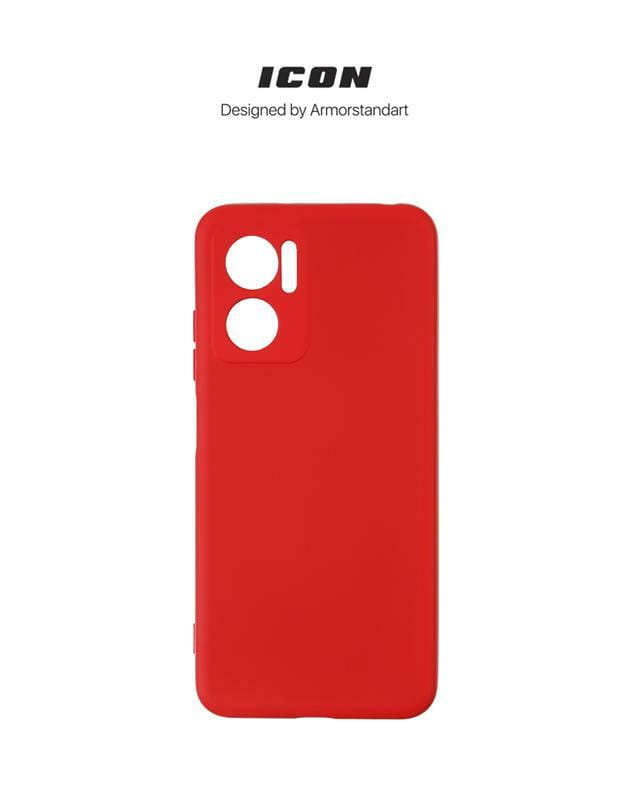Чехол-накладка Armorstandart Icon для Xiaomi Redmi 10 5G/11 Prime 5G/Note 11E 5G Camera cover Red (ARM61855)