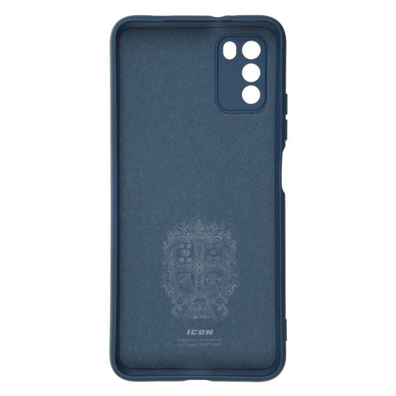 Чехол-накладка Armorstandart Icon для Xiaomi Poco M3 Camera cover Dark Blue (ARM58549)