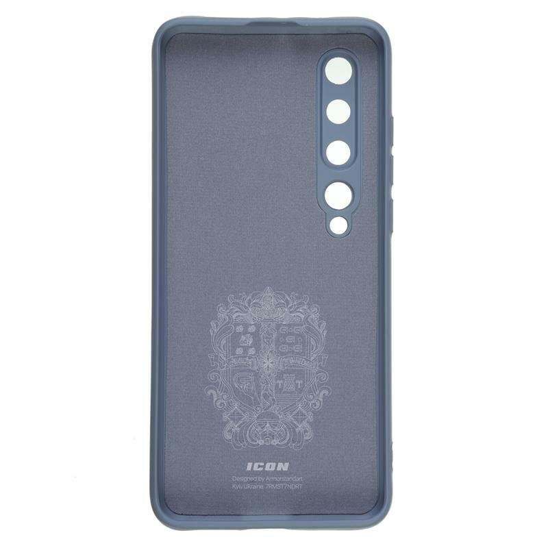 Чехол-накладка Armorstandart Icon для Xiaomi Mi 10/Mi 10 Pro Camera cover Blue (ARM67487)