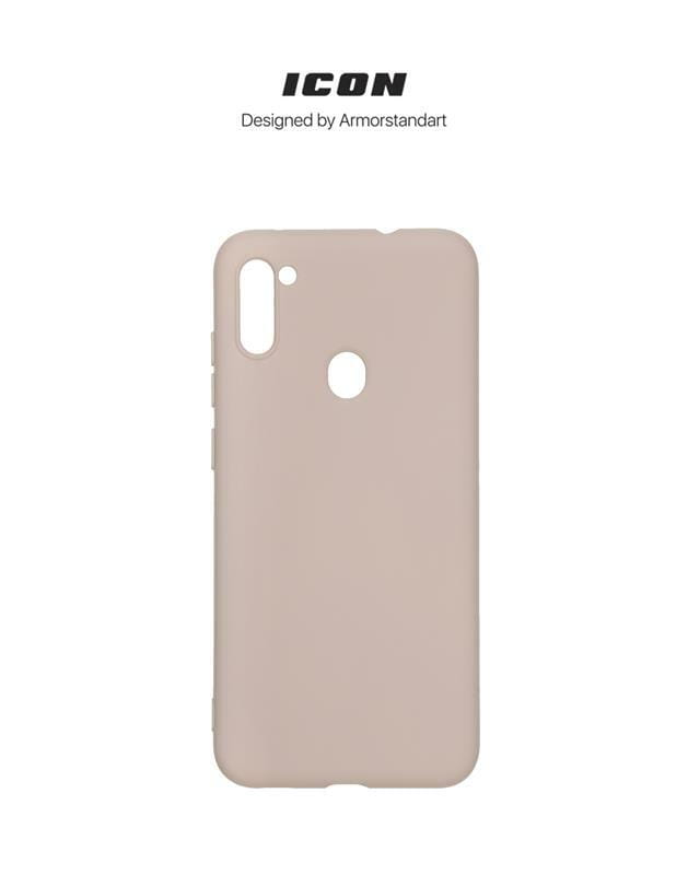 Чехол-накладка Armorstandart Icon для Samsung Galaxy A11 SM-A115/M11 SM-M115 Camera cover Pink Sand (ARM67492)