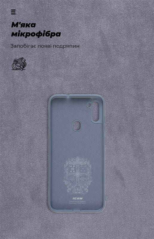 Чехол-накладка Armorstandart Icon для Samsung Galaxy A11 SM-A115/M11 SM-M115 Camera cover Blue (ARM67490)