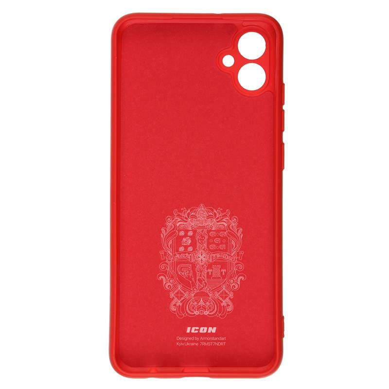 Чехол-накладка Armorstandart Icon для Samsung Galaxy A04e SM-A042/M04 SM-M045/F04 SM-E045 Camera cover Red (ARM65141)