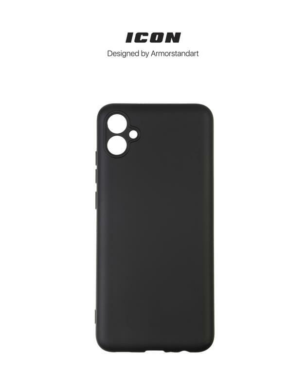 Чехол-накладка Armorstandart Icon для Samsung Galaxy A04e SM-A042/M04 SM-M045/F04 SM-E045 Camera cover Black (ARM65140)