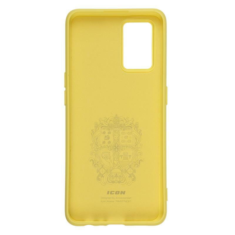 Чехол-накладка Armorstandart Icon для Oppo A74 4G Yellow (ARM67483)