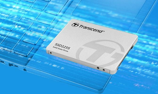 Накопичувач SSD  250GB Transcend SSD225S 2.5" SATA III 3D V-NAND TLC (TS250GSSD225S)