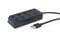 Фото - Концентратор USB 2.0 Gembird 4хUSB2.0, с выключателями, пластик, Black (UHB-U2P4P-01) | click.ua