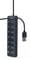 Фото - Концентратор USB 3.0 Gembird 7хUSB3.0, с выключателями, пластик/металл, Black (UHB-U3P7P-01) | click.ua
