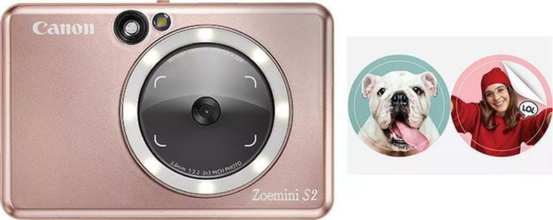 Фотокамера моментальной печати Canon Zoemini S2 ZV223 Rose Gold (4519C006)