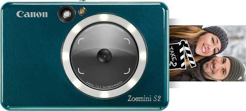 Фотокамера моментальной печати Canon Zoemini S2 ZV223 Green (4519C008)