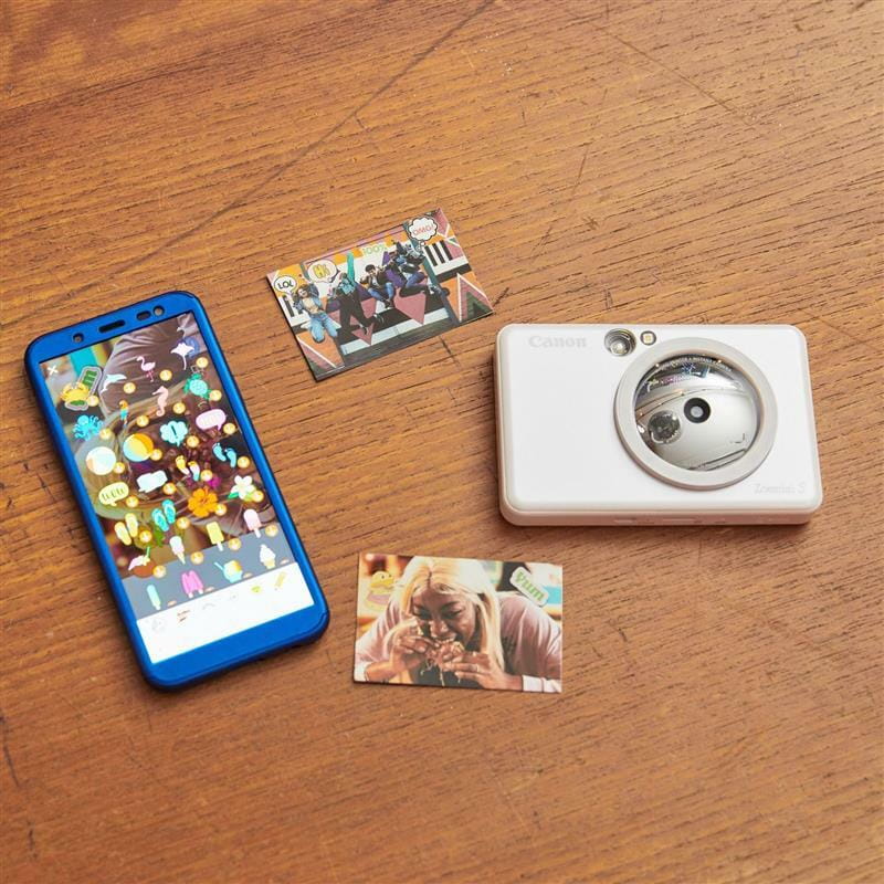 Фотокамера миттєвого друку Canon Zoemini S ZV123 Pearl White + 30 листов Zink PhotoPaper (3879C030)