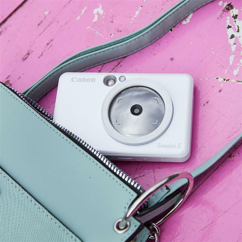 Фотокамера моментальной печати Canon Zoemini S ZV123 Pearl White + 30 листов Zink PhotoPaper (3879C030)