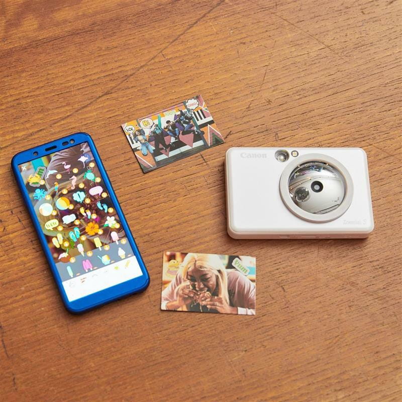 Фотокамера моментальной печати Canon Zoemini S ZV123 Pearl White + 30 листов Zink PhotoPaper (3879C030)