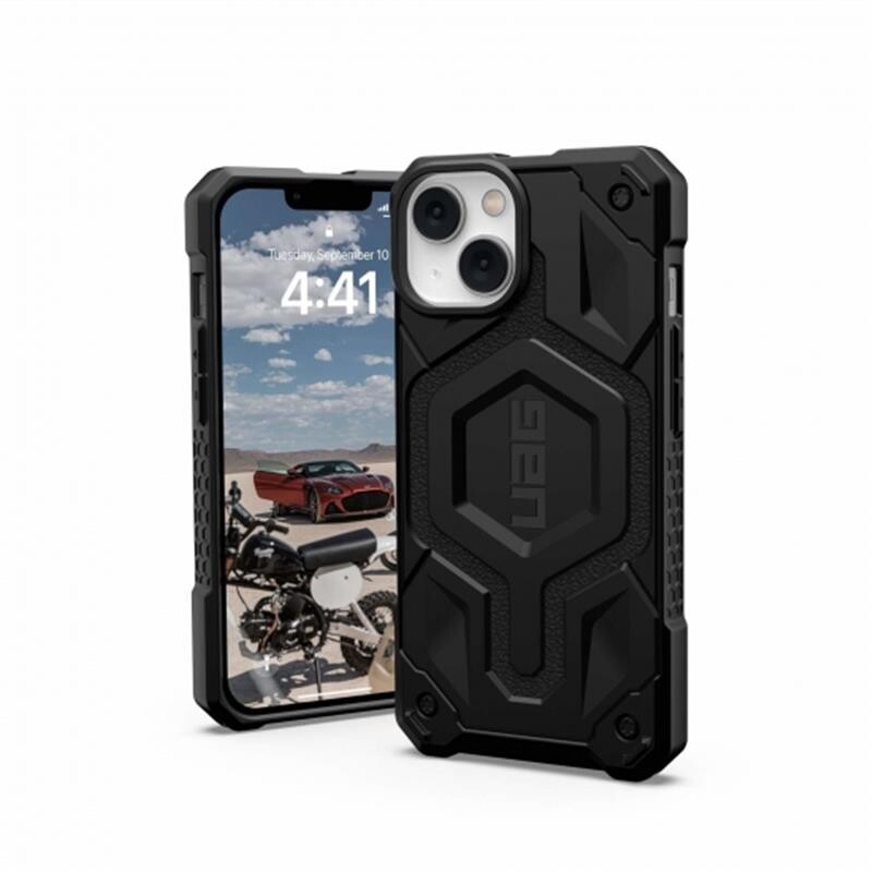 Чохол-накладка Urban Armor Gear Monarch Pro Magsafe для Apple iPhone 14 Black (114028114040)