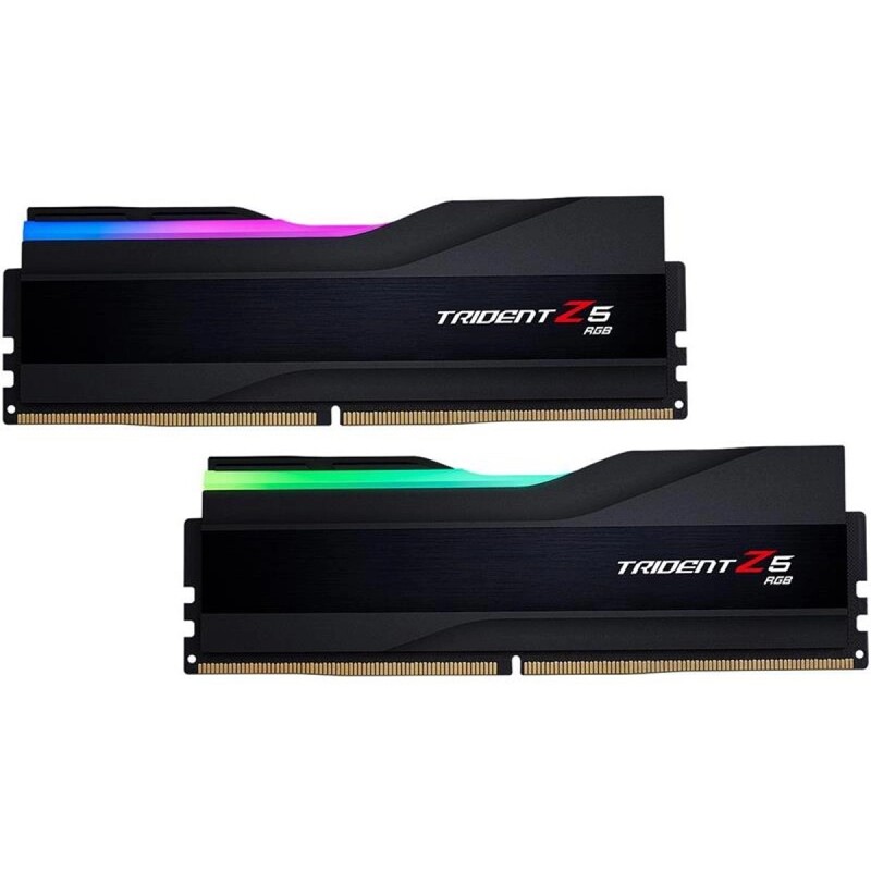 Модуль памяти DDR5 2x32GB/6400 G.Skill Trident Z5 RGB Black (F5-6400J3239G32GX2-TZ5RK)