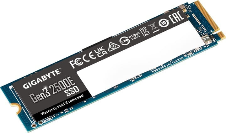 Накопитель SSD  500GB Gigabyte Gen3 2500E M.2 PCIe NVMe 3.0 x4 3D TLC (G325E500G)