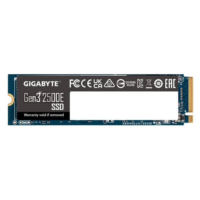 Накопитель SSD  500GB Gigabyte Gen3 2500E M.2 PCIe NVMe 3.0 x4 3D TLC (G325E500G)