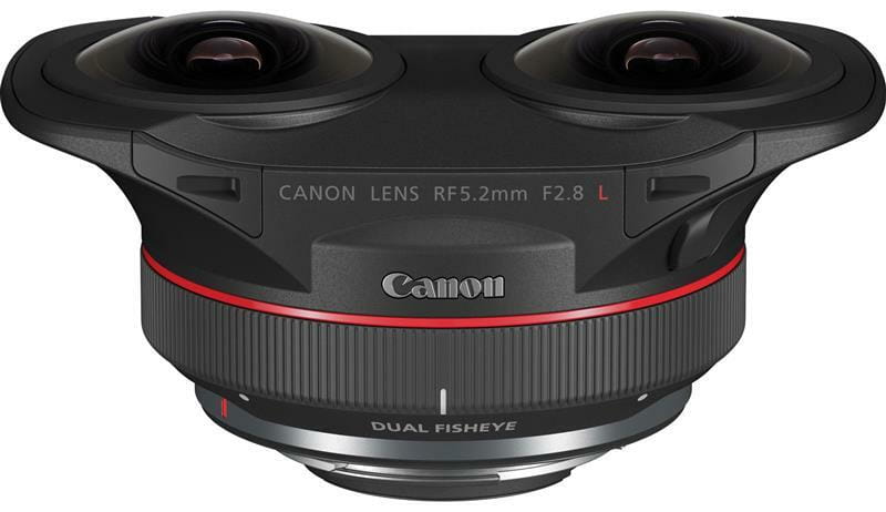 Об`єктив Canon RF 5.2mm F2.8 Dual Fisheye (5554C005)