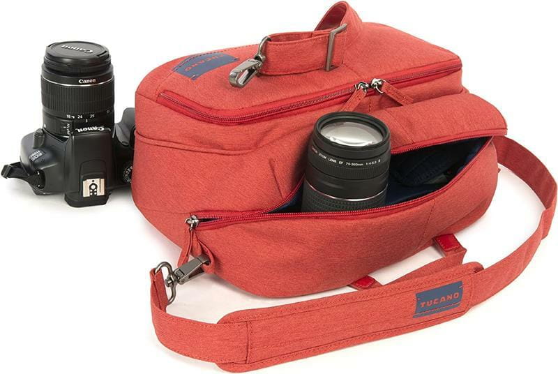 Сумка для фотокамери  Tucano Contatto Digital Bag Large Red (CBC-L-R)