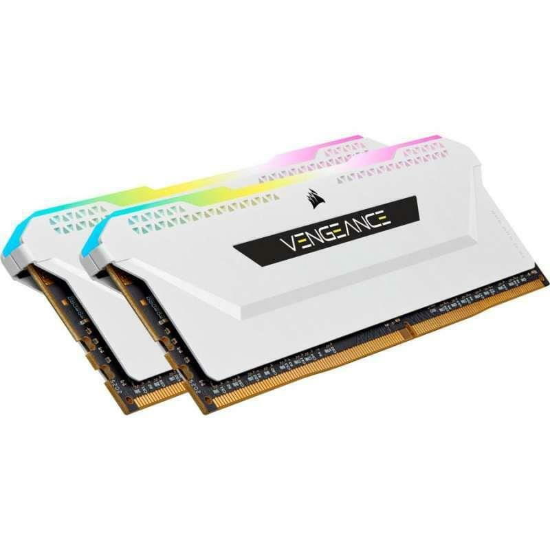 Модуль памяти DDR4 2x16GB/3200 Corsair Vengeance RGB Pro SL White (CMH32GX4M2E3200C16W)