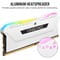 Фото - Модуль памяти DDR4 2x16GB/3200 Corsair Vengeance RGB Pro SL White (CMH32GX4M2E3200C16W) | click.ua