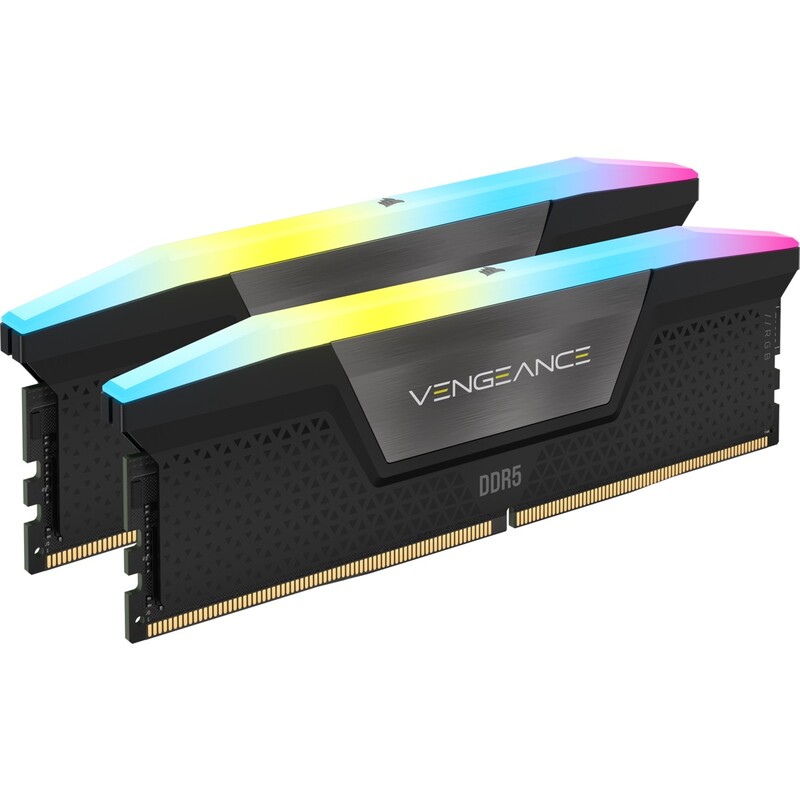 Модуль памяти DDR5 2x16GB/5200 Corsair Vengeance RGB Black (CMH32GX5M2B5200C40)
