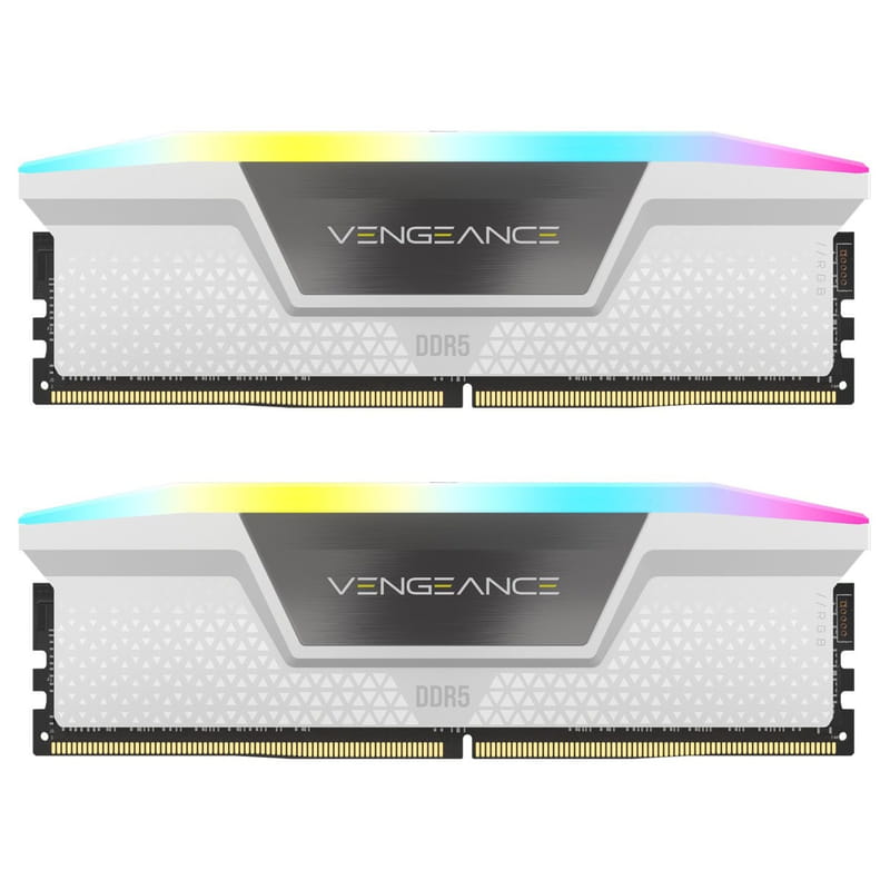 Модуль памяти DDR5 2x16GB/5200 Corsair Vengeance RGB White (CMH32GX5M2B5200C40W)