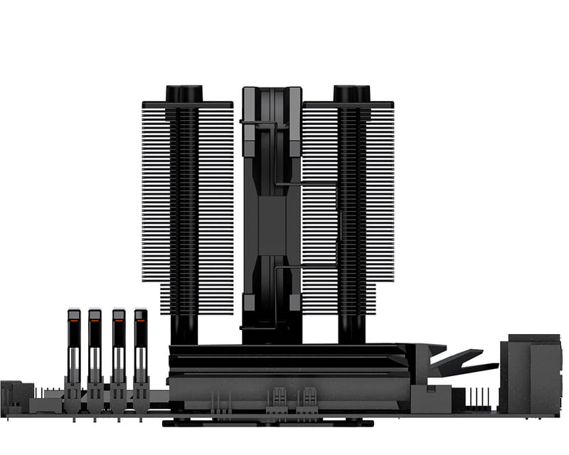 Кулер процессорный ID-Cooling SE-207-XT Slim Black