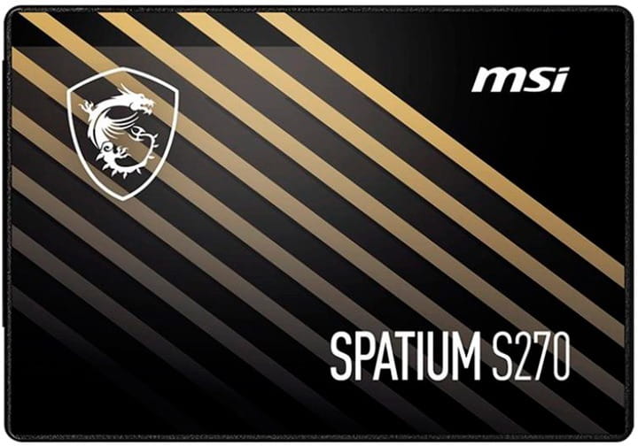 Накопитель SSD  480GB MSI Spatium S270 2.5" SATAIII 3D TLC (S78-440E350-P83)