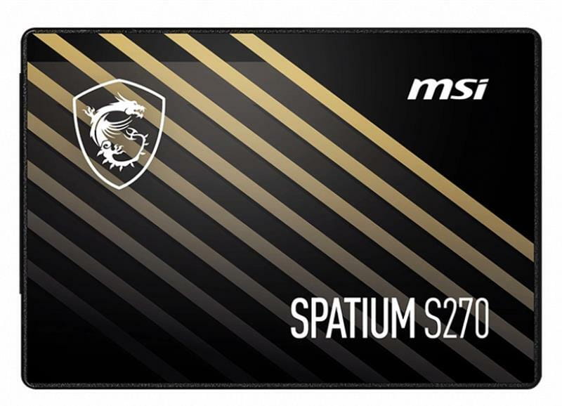 Накопитель SSD  480GB MSI Spatium S270 2.5" SATAIII 3D TLC (S78-440E350-P83)