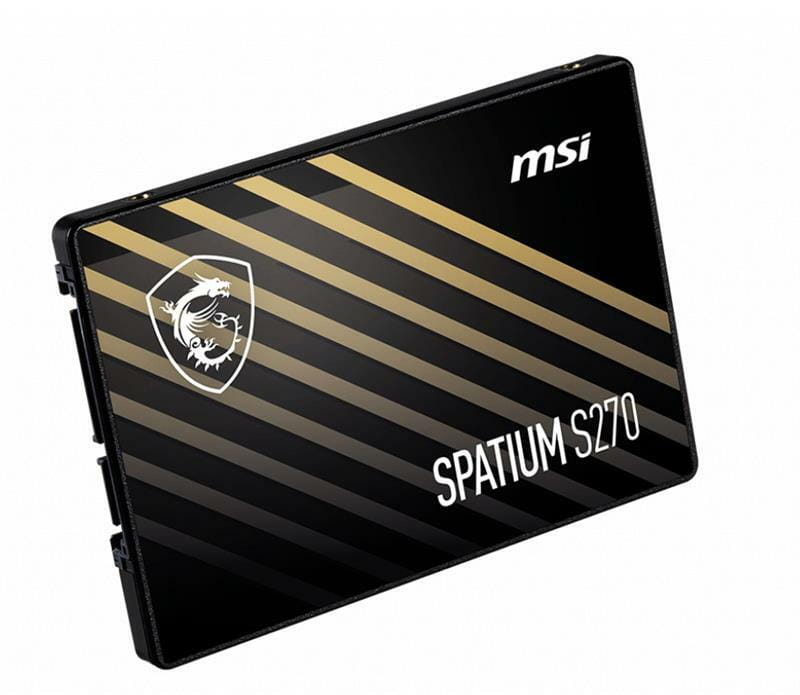 Накопитель SSD  480GB MSI Spatium S270 2.5" SATAIII 3D TLC (S78-440E350-P83)